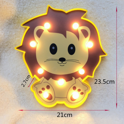 Kleiner Löwe Wandlampe für Kinderzimmer