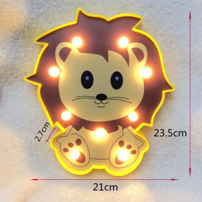 Kleiner Löwe Wandlampe für Kinderzimmer