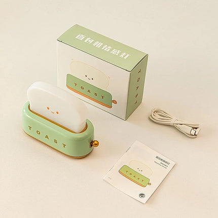 Niedliches Toaster Nachtlicht mit USB Ladefunktion