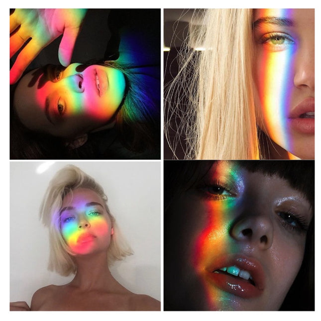 Nachtlicht Projektor mit Regenbogen Effekt