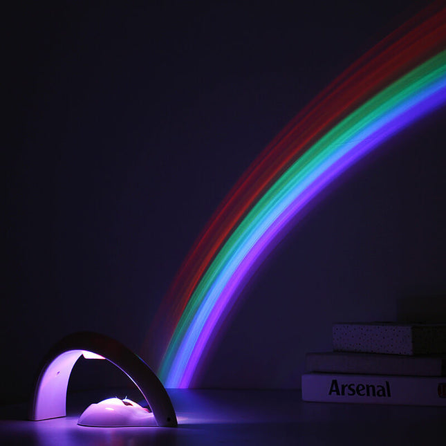 Nachtlicht Projektor mit Regenbogen Effekt