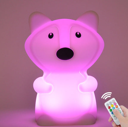 Fuchs Silikon Nachtlicht für Baby Kinderzimmer