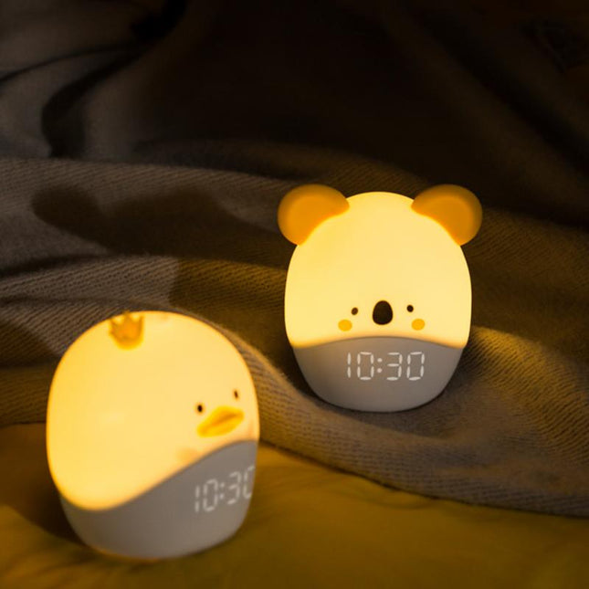Digitaler Kinderwecker Küken mit Nachtlicht