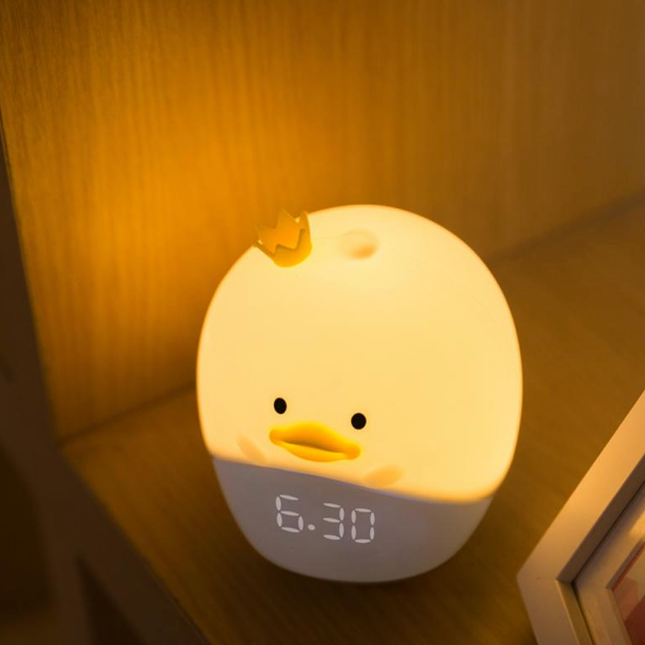Digitaler Kinderwecker Küken mit Nachtlicht