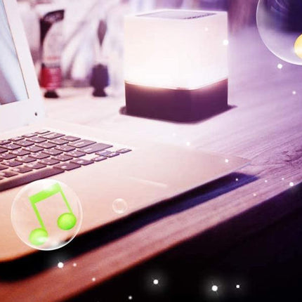 Nachtlicht mit Bluetooth Lautsprecher und Uhr