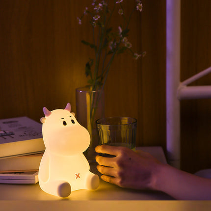 Dimmbares Kuh Nachtlicht aus Silikon