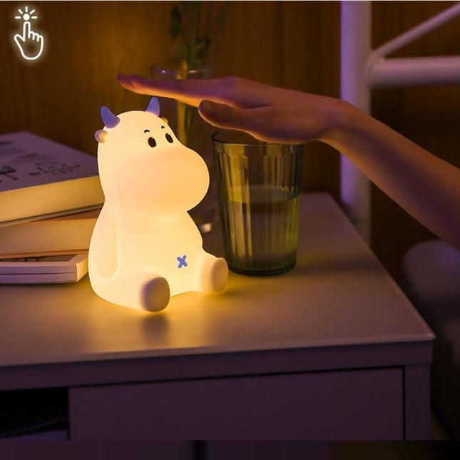 Dimmbares Kuh Nachtlicht aus Silikon