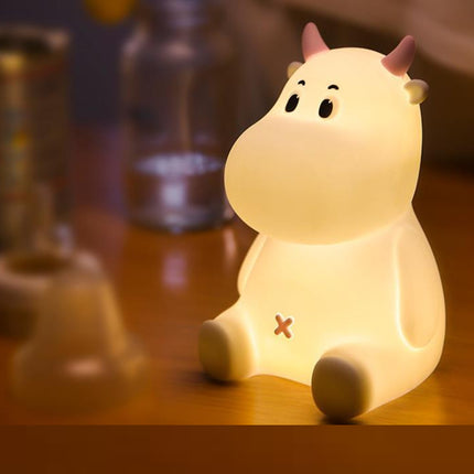 Dimmbares Kuh Nachtlicht aus Silikon